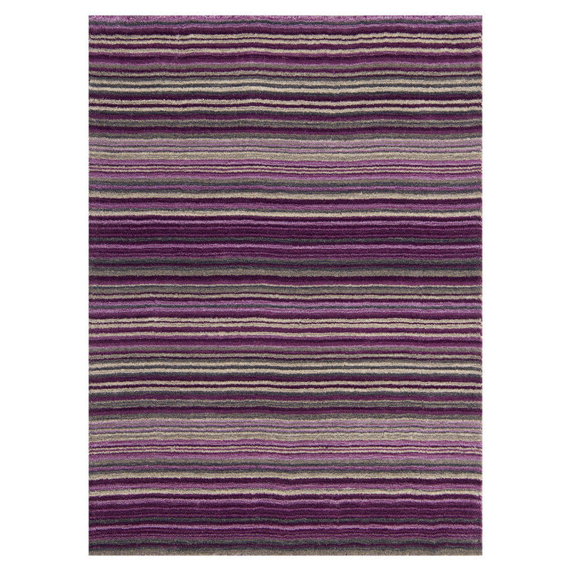 Mercury Row HandWoven Wool Purple Rug & Reviews Wayfair.co.uk